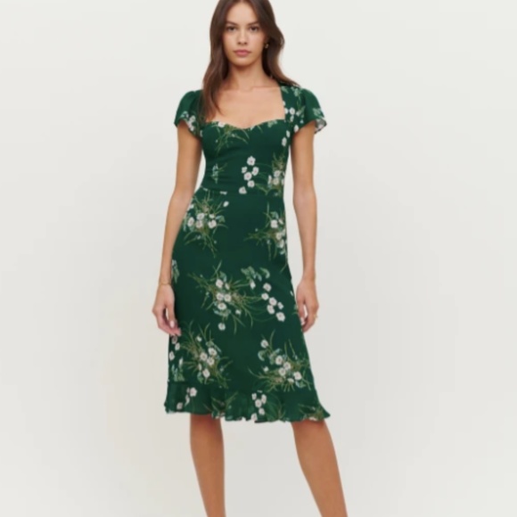 Reformation Rosi Midi Dress - Buena size 4 - Picture 1 of 14
